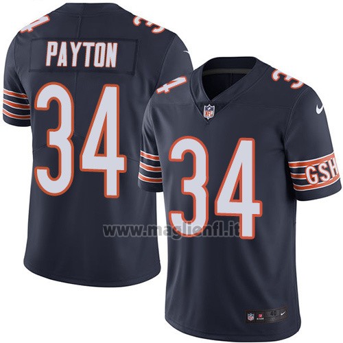 Maglia NFL Legend Chicago Bears Payton Profundo Blu
